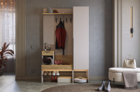 Прихожая баско К3 кашемир дуб крафт золотой