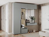 Прихожая  Люмьер вариант №7/1 (Шиншилла серая)