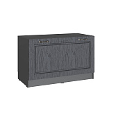 Тумба с мягким сиденьем Апполия 800 (Графит/Лунный кратер)