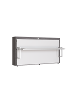 Раскладушка-кабинет закр.Ясень черный - Перламутр