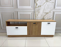 Тумба ТВ Моди (Дуб крафт золотой/Белое дерево)