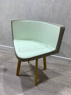 Обеденная группа DT/DC-805 (Белый мрамор/Светло-серый/Каркас золотой) 