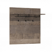 Вешалка Стокгольм (Дуб гранж песочный/Железный камень)