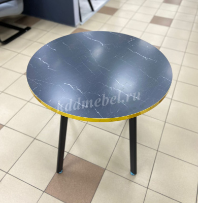 Обеденная группа DT/DC-805 (Черный мрамор/Серый/Каркас черный)