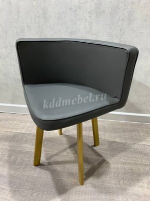 Обеденная группа DT/DC-805 (Белый мрамор/Серый/Каркас золотой)