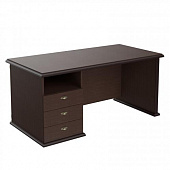 Стол руководителя Raut RDT-168 однотумбовый левый (Венге Магия)