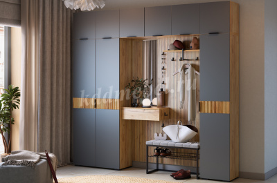 Вешалка Бодрум-3 (Дуб крафт золотой)