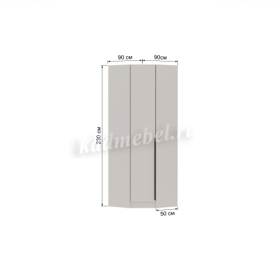 Шкаф угловой Мадрид угол скос (Кашемир)