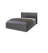Кровать Толедо 1.6 с настилом (Графит серый)