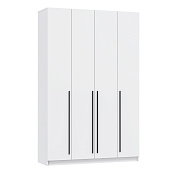 Шкаф для одежды 4-х дв. Брандо 67.09 (h 2480) (Белый)