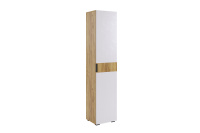 Шкаф однодверный Крафт золотой Белое дерево