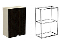 Шкаф верхний ШВ 200 Кухня Шарлотта (Белый страйп)