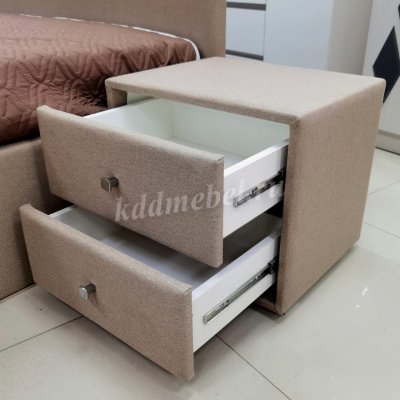 Тумба прикроватная Твист (Рогожка/Бежевый)