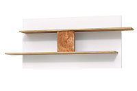 Полка навесная Дора 30.05-02 (Дуб сонома/Белый глянец)
