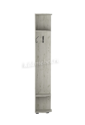 Шкаф торцевой с крючками Италия (Крафт белый)