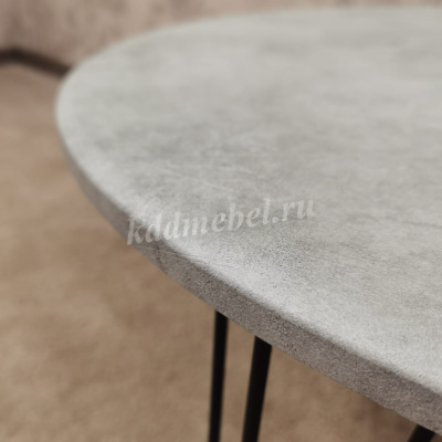 Стол журнальный Крит (Бетон светлый)