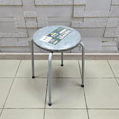 Табурет круглый Пенёк-180 лёгкий (Серый)