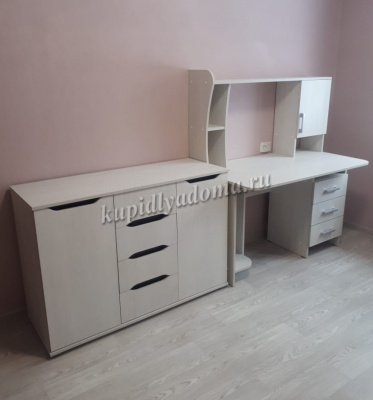 Стол компьютерный №5 (Дуб Анкор)