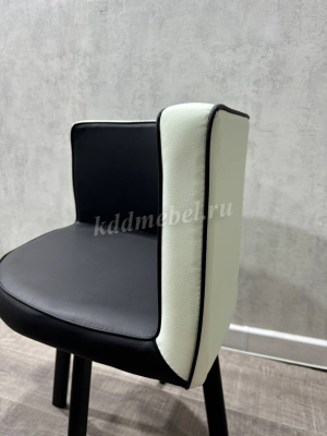 Обеденная группа DT/DC-804 (Черный/Бело-черный/Каркас черный)