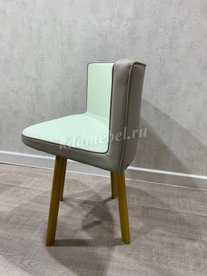 Обеденная группа DT/DC-805 (Белый мрамор/Светло-серый/Каркас золотой) 