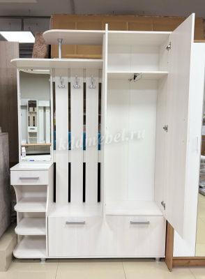 Прихожая Барселона-2 (Белый рамух)