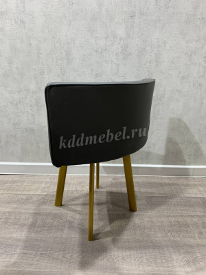 Обеденная группа DT/DC-805 (Белый мрамор/Серый/Каркас золотой)