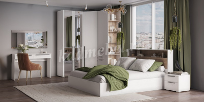 Тумба прикроватная Люмьер (Белый)