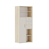 Стеллаж книжный Бланка (Дуб сонома/Кашемир)