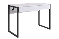 Стол Юниор (Белое дерево/Черный муар)