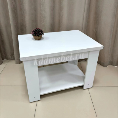 Стол журнальный раскладной СЖ-17 (Белый)