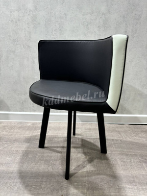 Обеденная группа DT/DC-804 (Черный/Бело-черный/Каркас черный)