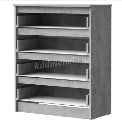 Комод Лето-4 0.8 (Цемент светлый)