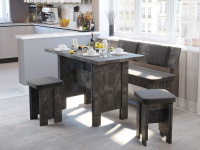 ОГ Милан тип 1 ательер темный ткань рокс