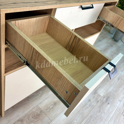 Комод Калипсо (Дуб Делано светлый/Сатин)