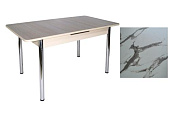 Стол обеденный раздвижной Лидер 1200*800 (Серый Тунис)