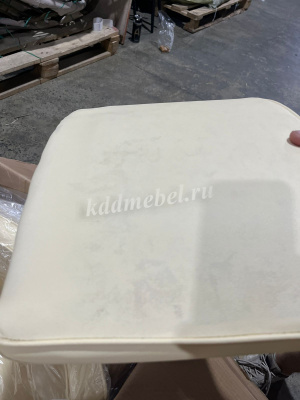 Обеденная группа DT/DC-805 (Белый мрамор/Бежевый/Каркас золотой) УЦЕНКА